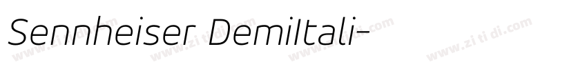 Sennheiser DemiItali字体转换